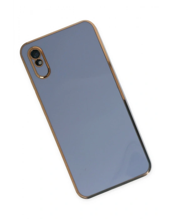 Newface Xiaomi Redmi 9A Kılıf Volet Silikon - Mavi