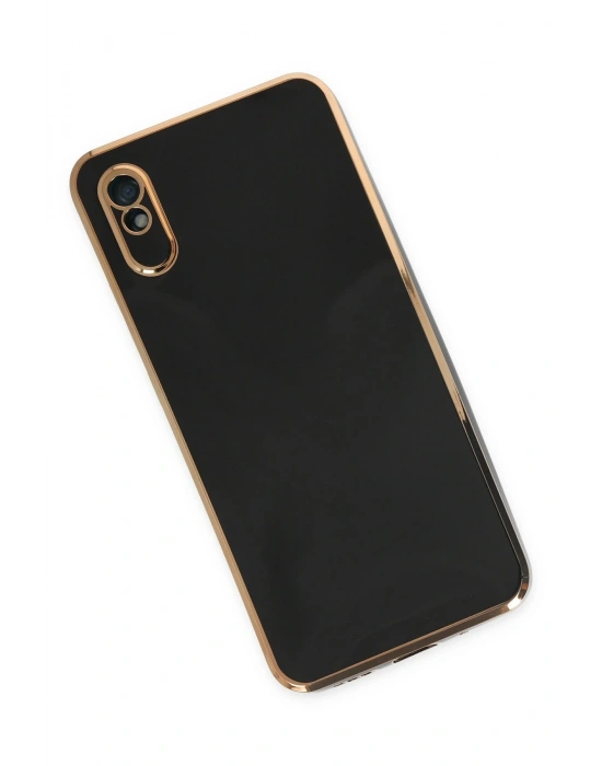 Newface Xiaomi Redmi 9A Kılıf Volet Silikon - Siyah