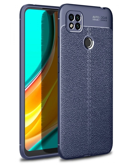 Newface Xiaomi Redmi 9C Kılıf Auto Focus Kapak - Lacivert