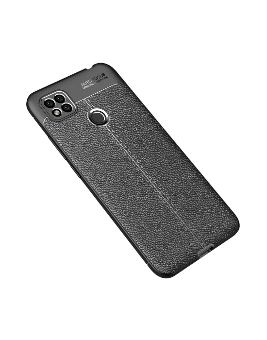 Newface Xiaomi Redmi 9C Kılıf Auto Focus Kapak - Siyah