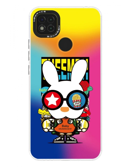 Newface Xiaomi Redmi 9C Kılıf Estoril Desenli Kapak - Estoril - 10