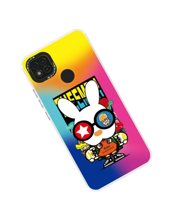 Newface Xiaomi Redmi 9C Kılıf Estoril Desenli Kapak - Estoril - 10