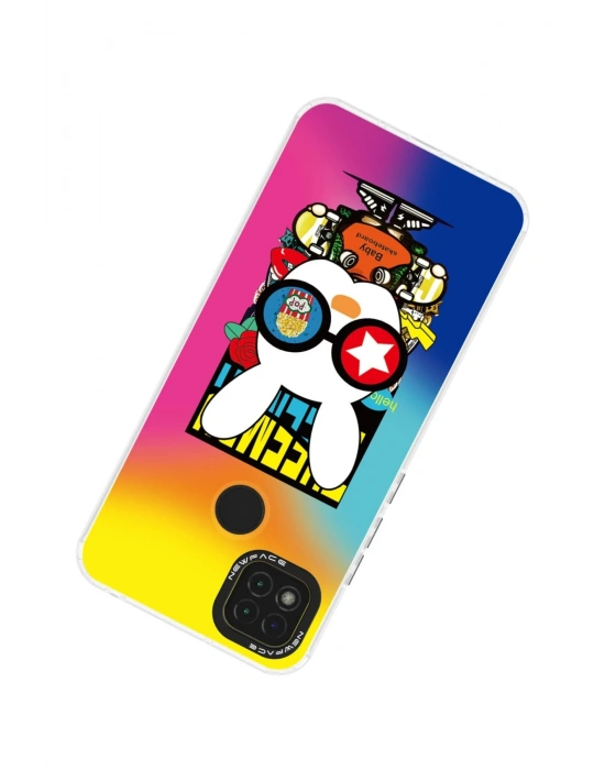 Newface Xiaomi Redmi 9C Kılıf Estoril Desenli Kapak - Estoril - 10