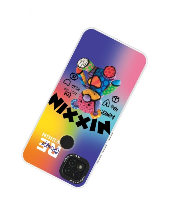 Newface Xiaomi Redmi 9C Kılıf Estoril Desenli Kapak - Estoril - 11