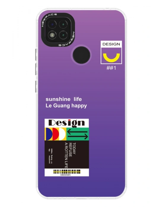 Newface Xiaomi Redmi 9C Kılıf Estoril Desenli Kapak - Estoril - 4