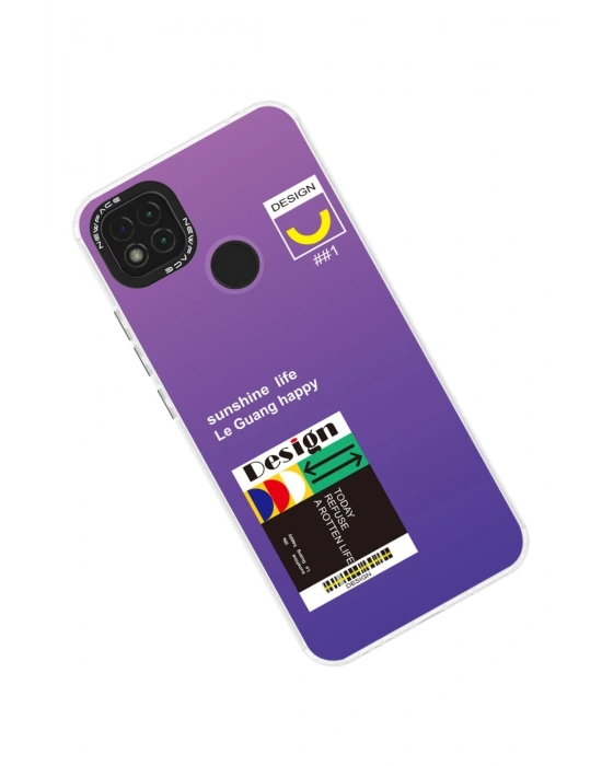 Newface Xiaomi Redmi 9C Kılıf Estoril Desenli Kapak - Estoril - 4