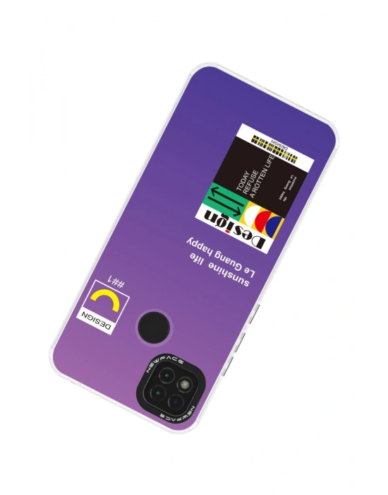 Newface Xiaomi Redmi 9C Kılıf Estoril Desenli Kapak - Estoril - 4