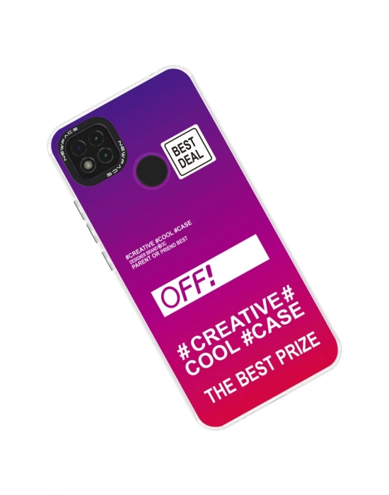 Newface Xiaomi Redmi 9C Kılıf Estoril Desenli Kapak - Estoril - 9