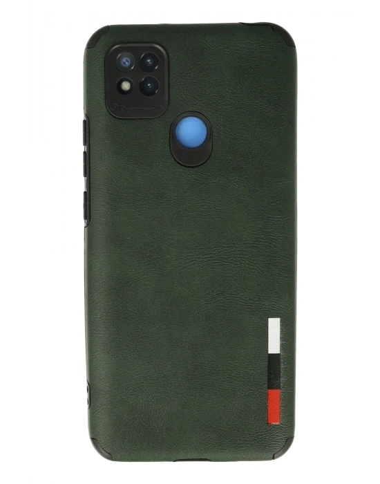 Newface Xiaomi Redmi 9C Kılıf Loop Deri Silikon - Yeşil