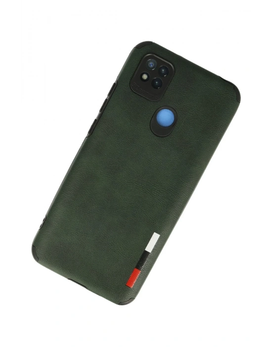 Newface Xiaomi Redmi 9C Kılıf Loop Deri Silikon - Yeşil