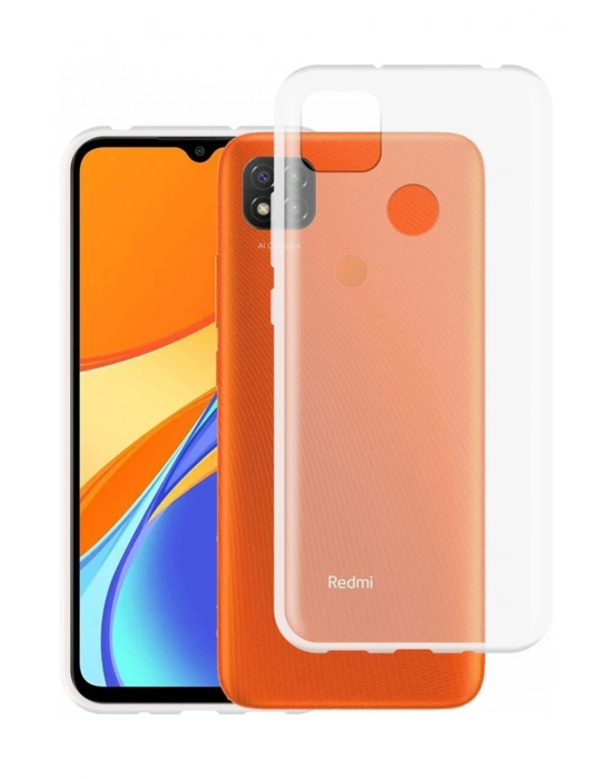 Newface Xiaomi Redmi 9C Kılıf Lüx Şeffaf Silikon