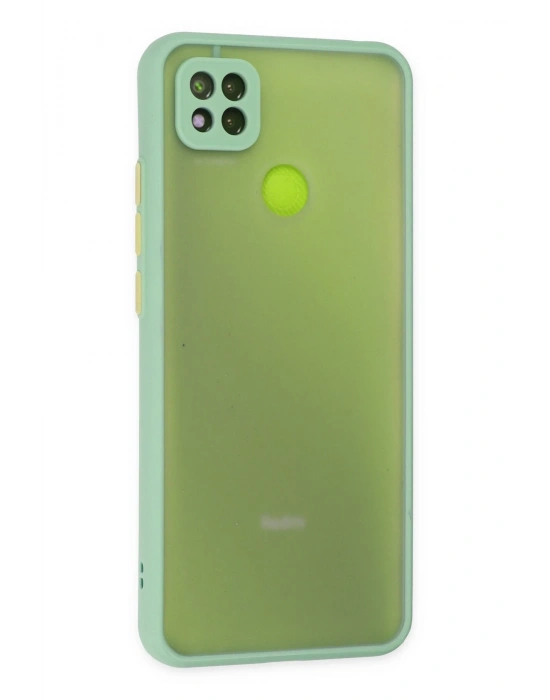 Newface Xiaomi Redmi 9C Kılıf Montreal Silikon Kapak - Turkuaz