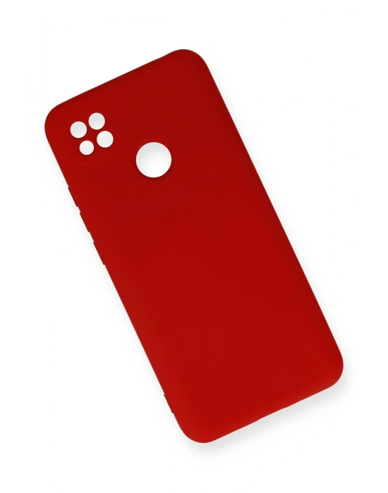 Newface Xiaomi Redmi 9C Kılıf Nano içi Kadife Silikon - Kırmızı
