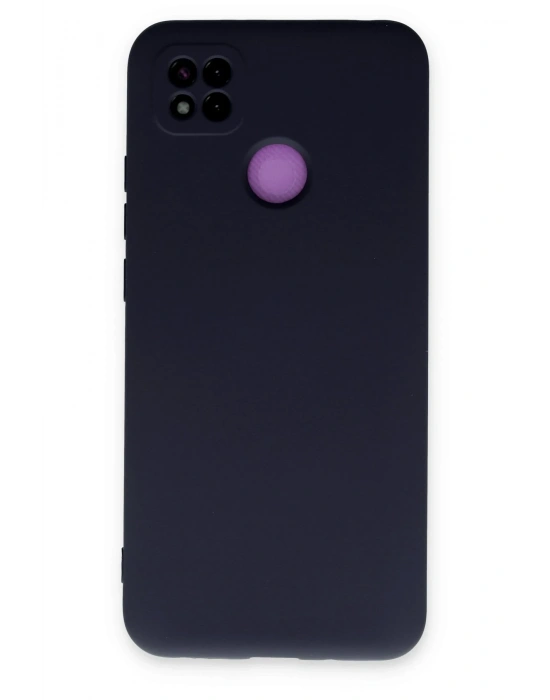 Newface Xiaomi Redmi 9C Kılıf Nano içi Kadife Silikon - Lacivert