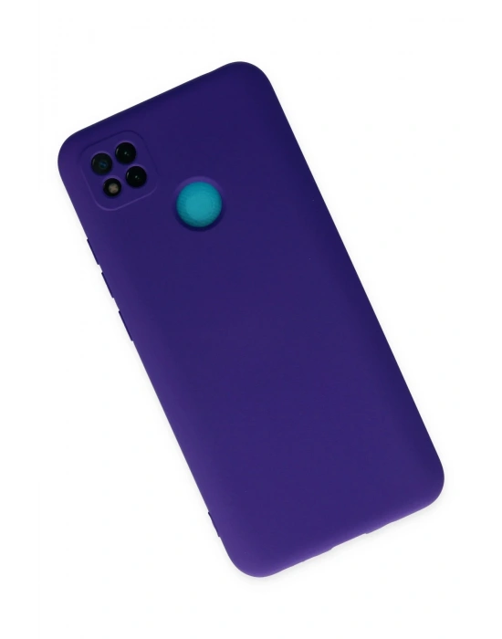 Newface Xiaomi Redmi 9C Kılıf Nano içi Kadife Silikon - Mor