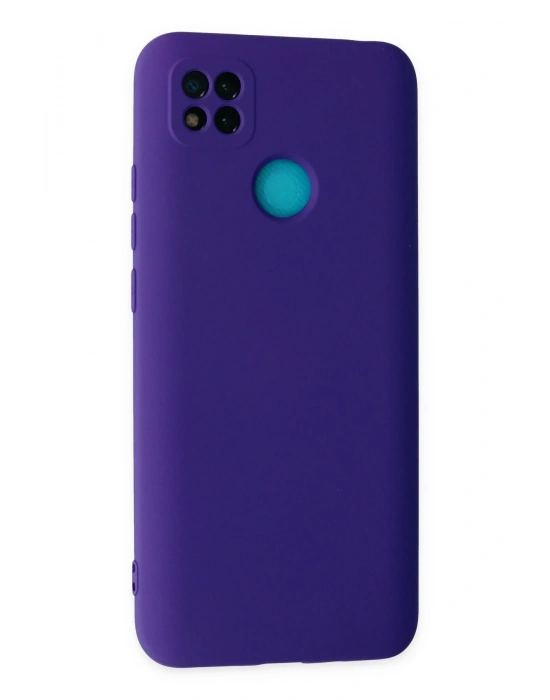 Newface Xiaomi Redmi 9C Kılıf Nano içi Kadife Silikon - Mor