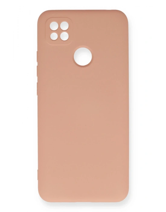 Newface Xiaomi Redmi 9C Kılıf Nano içi Kadife Silikon - Pudra