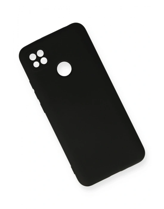 Newface Xiaomi Redmi 9C Kılıf Nano içi Kadife Silikon - Siyah
