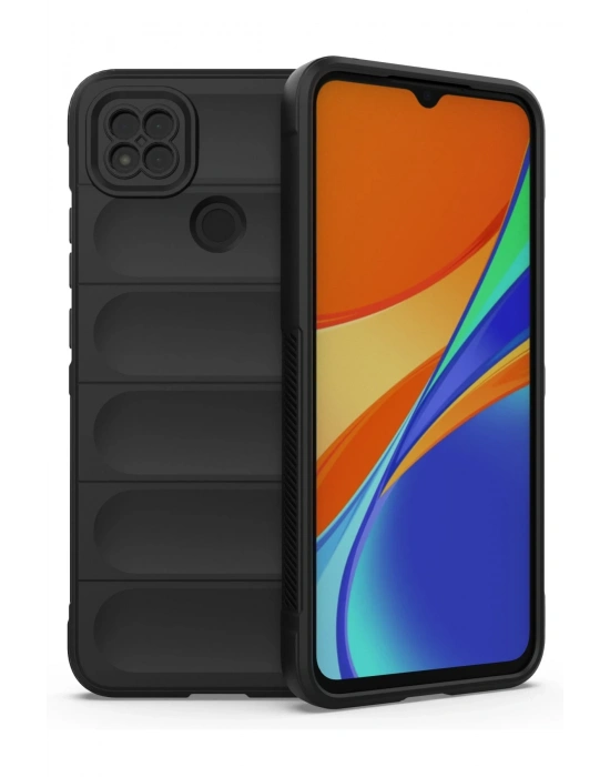 Newface Xiaomi Redmi 9C Kılıf Optimum Silikon - Siyah
