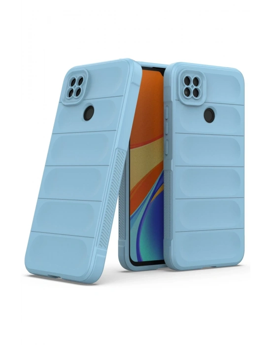 Newface Xiaomi Redmi 9C Kılıf Optimum Silikon - Sky Blue