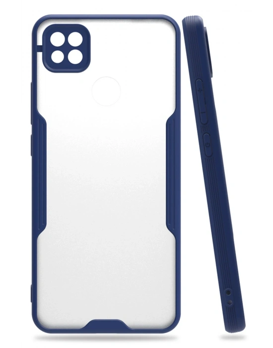 Newface Xiaomi Redmi 9C Kılıf Platin Silikon - Lacivert