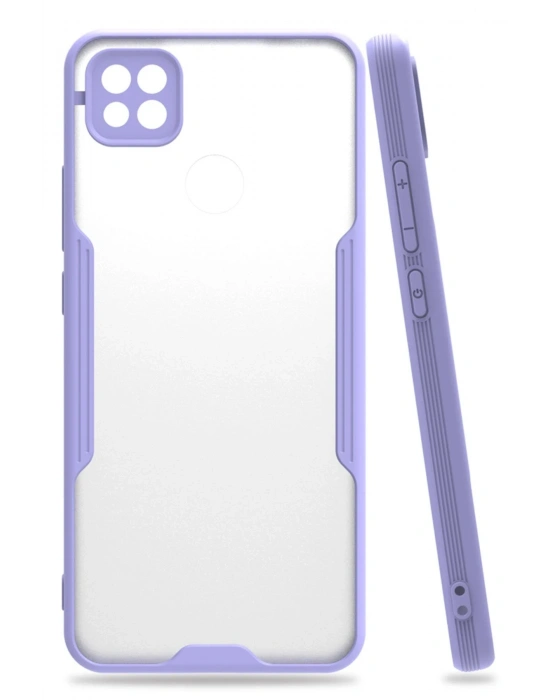 Newface Xiaomi Redmi 9C Kılıf Platin Silikon - Lila