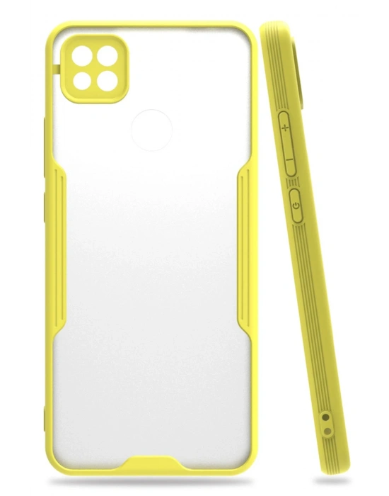 Newface Xiaomi Redmi 9C Kılıf Platin Silikon - Sarı