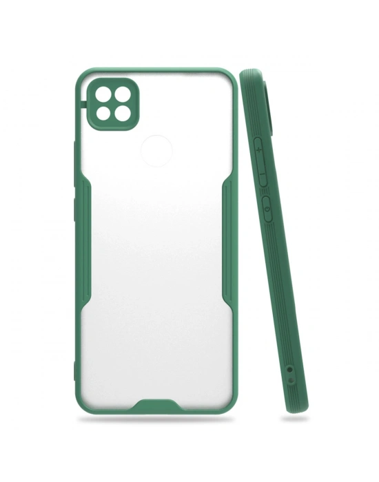 Newface Xiaomi Redmi 9C Kılıf Platin Silikon - Yeşil