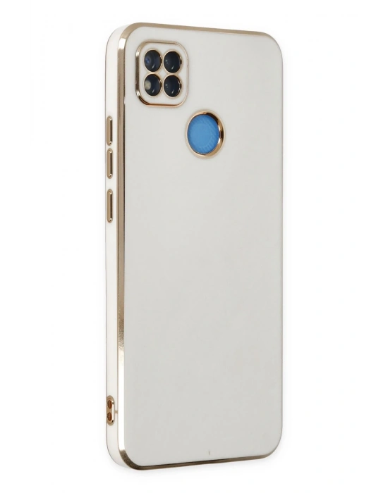 Newface Xiaomi Redmi 9C Kılıf Volet Silikon - Beyaz