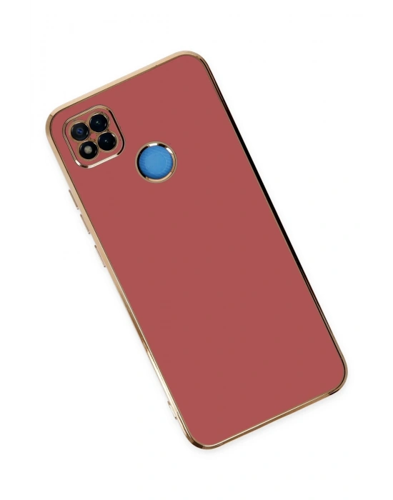 Newface Xiaomi Redmi 9C Kılıf Volet Silikon - Kırmızı