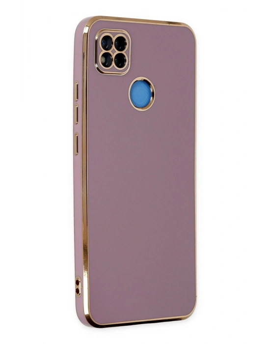 Newface Xiaomi Redmi 9C Kılıf Volet Silikon - Mor