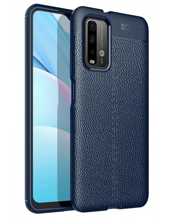 Newface Xiaomi Redmi 9T Kılıf Auto Focus Kapak - Lacivert