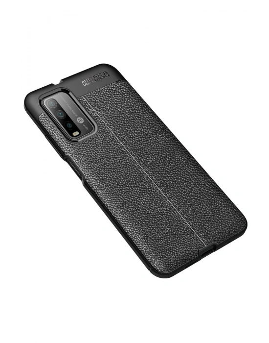 Newface Xiaomi Redmi 9T Kılıf Auto Focus Kapak - Siyah