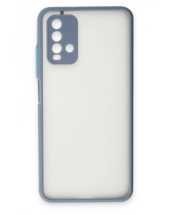 Newface Xiaomi Redmi 9T Kılıf Montreal Silikon Kapak - Gri