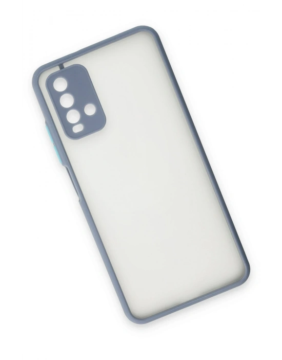 Newface Xiaomi Redmi 9T Kılıf Montreal Silikon Kapak - Gri