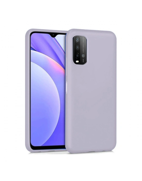 Newface Xiaomi Redmi 9T Kılıf Nano içi Kadife Silikon - Lila