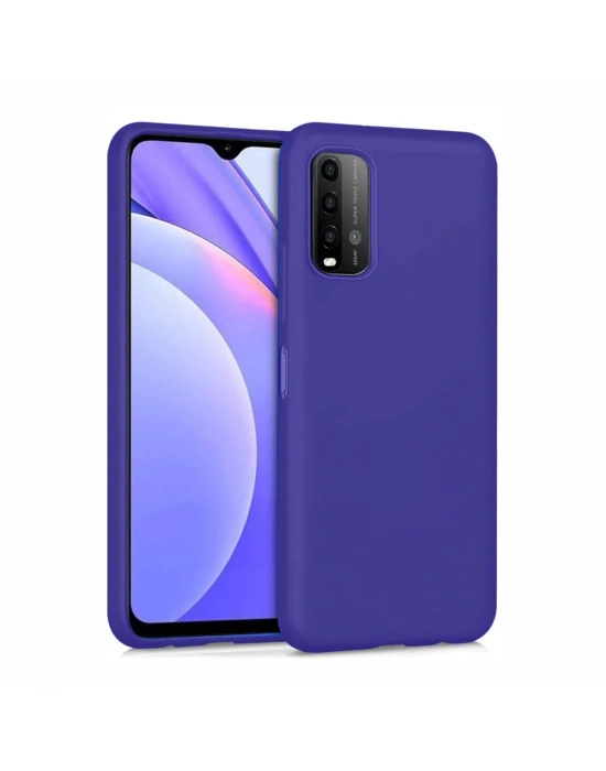 Newface Xiaomi Redmi 9T Kılıf Nano içi Kadife Silikon - Mor