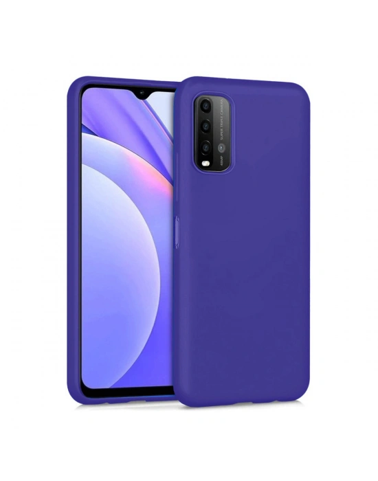 Newface Xiaomi Redmi 9T Kılıf Nano içi Kadife Silikon - Mor