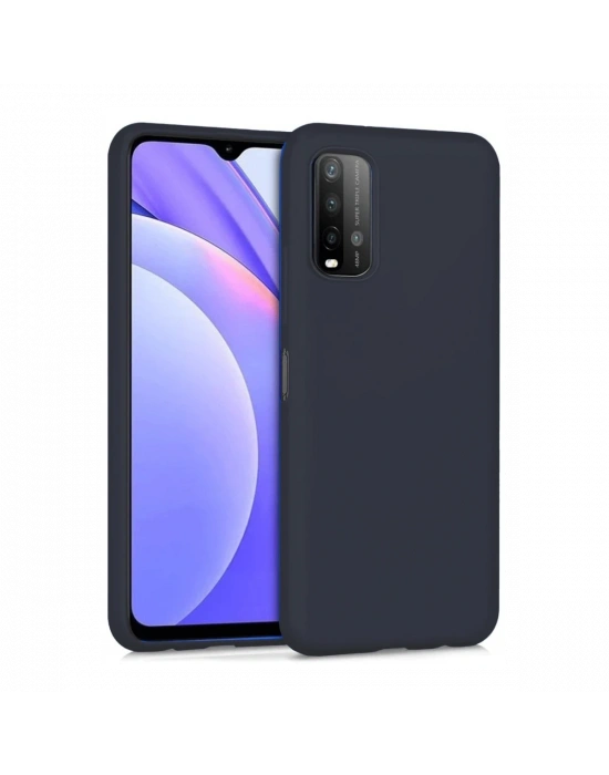 Newface Xiaomi Redmi 9T Kılıf Nano içi Kadife Silikon - Siyah