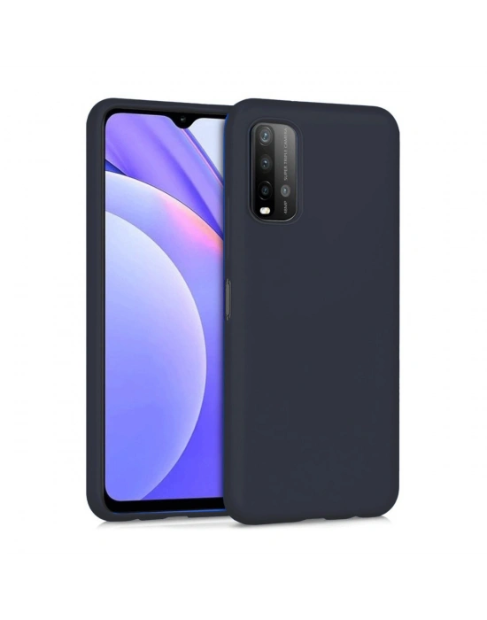 Newface Xiaomi Redmi 9T Kılıf Nano içi Kadife Silikon - Siyah