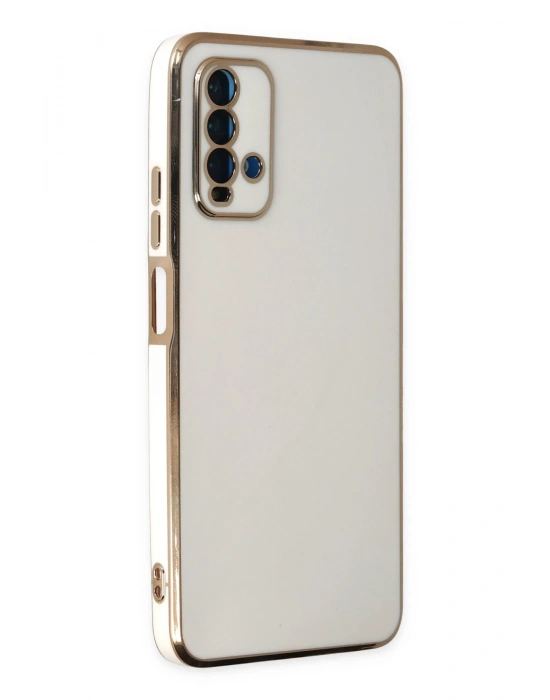 Newface Xiaomi Redmi 9T Kılıf Volet Silikon - Beyaz