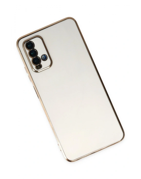 Newface Xiaomi Redmi 9T Kılıf Volet Silikon - Beyaz