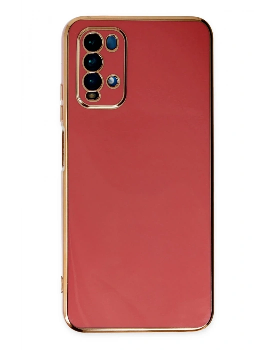 Newface Xiaomi Redmi 9T Kılıf Volet Silikon - Kırmızı