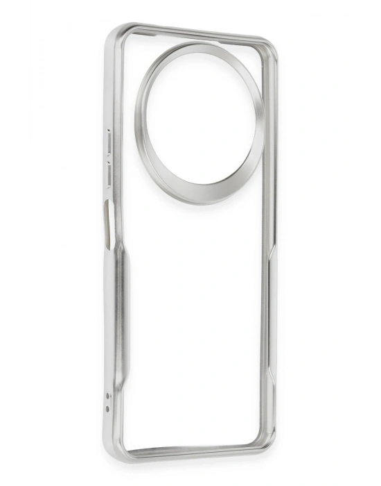 Newface Xiaomi Redmi A3 4G Kılıf Boyi Silikon Kapak - Gümüş