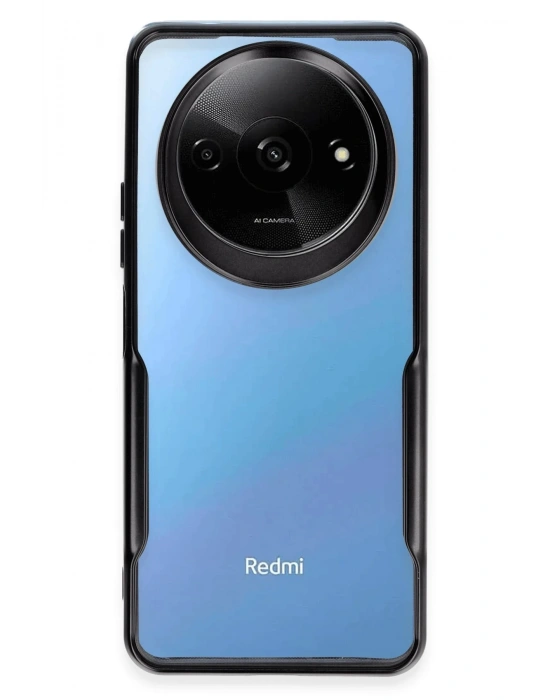 Newface Xiaomi Redmi A3 4G Kılıf Boyi Silikon Kapak - Siyah