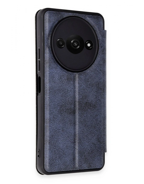 Newface Xiaomi Redmi A3 4G Kılıf Flip Cover - Lacivert