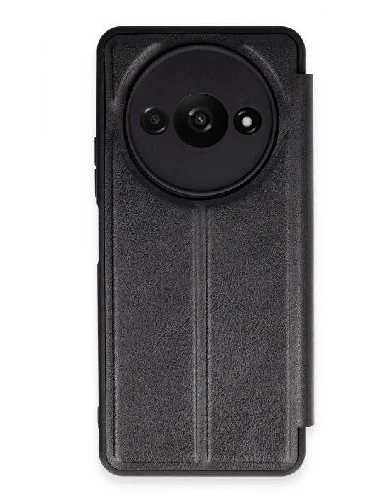 Newface Xiaomi Redmi A3 4G Kılıf Flip Cover - Siyah