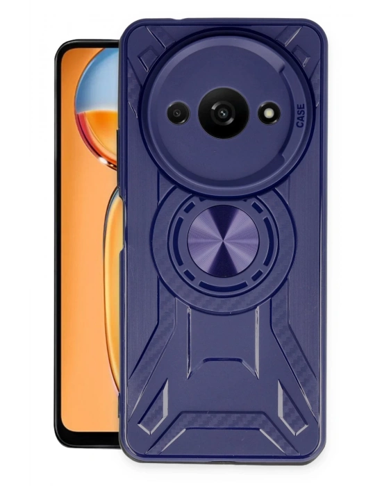 Newface Xiaomi Redmi A3 4G Kılıf Lincoln Silikon - Lacivert