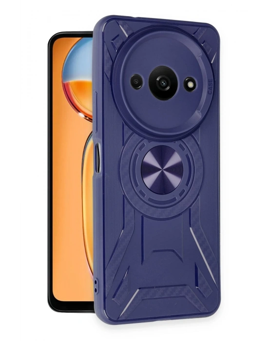 Newface Xiaomi Redmi A3 4G Kılıf Lincoln Silikon - Lacivert