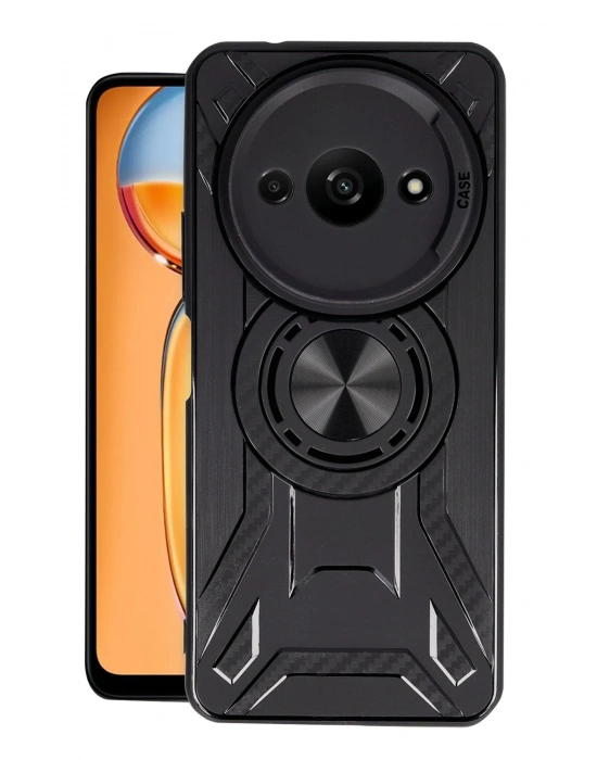 Newface Xiaomi Redmi A3 4G Kılıf Lincoln Silikon - Siyah